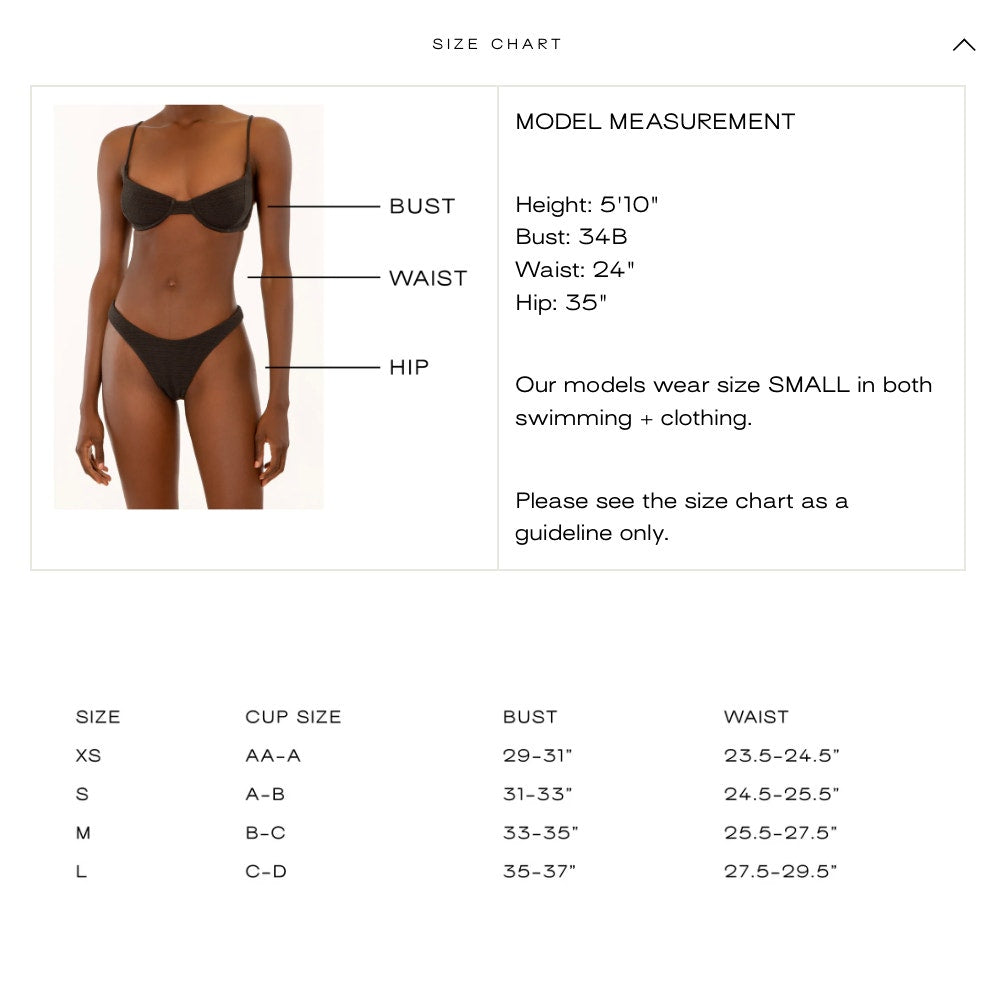 Mello the Label Underwire Bralette Bikini Top - Navy | Alternate view