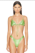 Heavy Manners x Elsa Hosk Cheeky Bikini Bottom - Minimal Coverage | Front view