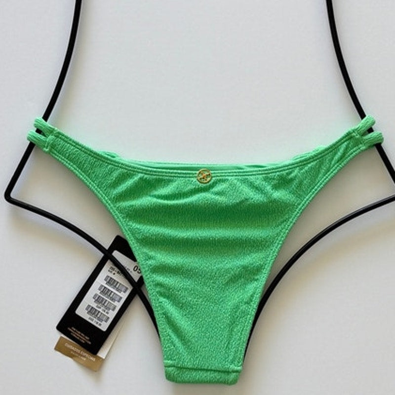 ViX Paula Hermanny ViX Swimwear Edie Brazilian Bikini Bottom - Seaside Green | Alternate view