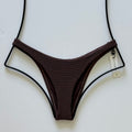 Vitamin A Swimwear California High Leg Bikini Bottom - Sultana BioRib | Front view