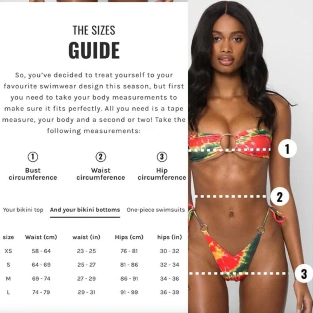 Khassani Swim Tiny Tanga Bikini Bottom -Khaki / Papyrus