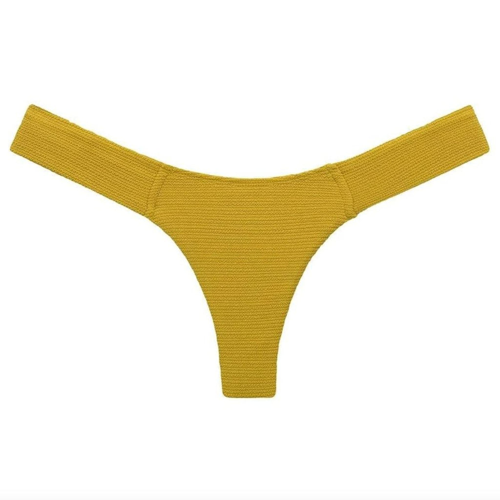 Montce Swim Micro Scrunch Uno Bikini Bottom – Key Lime | Alternate view