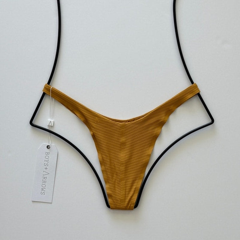 Boys + Arrows Leggy Peggy Bikini Bottom - Armed Amber | Alternate view