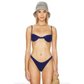 Mello the Label Underwire Bralette Bikini Top - Navy | Front view