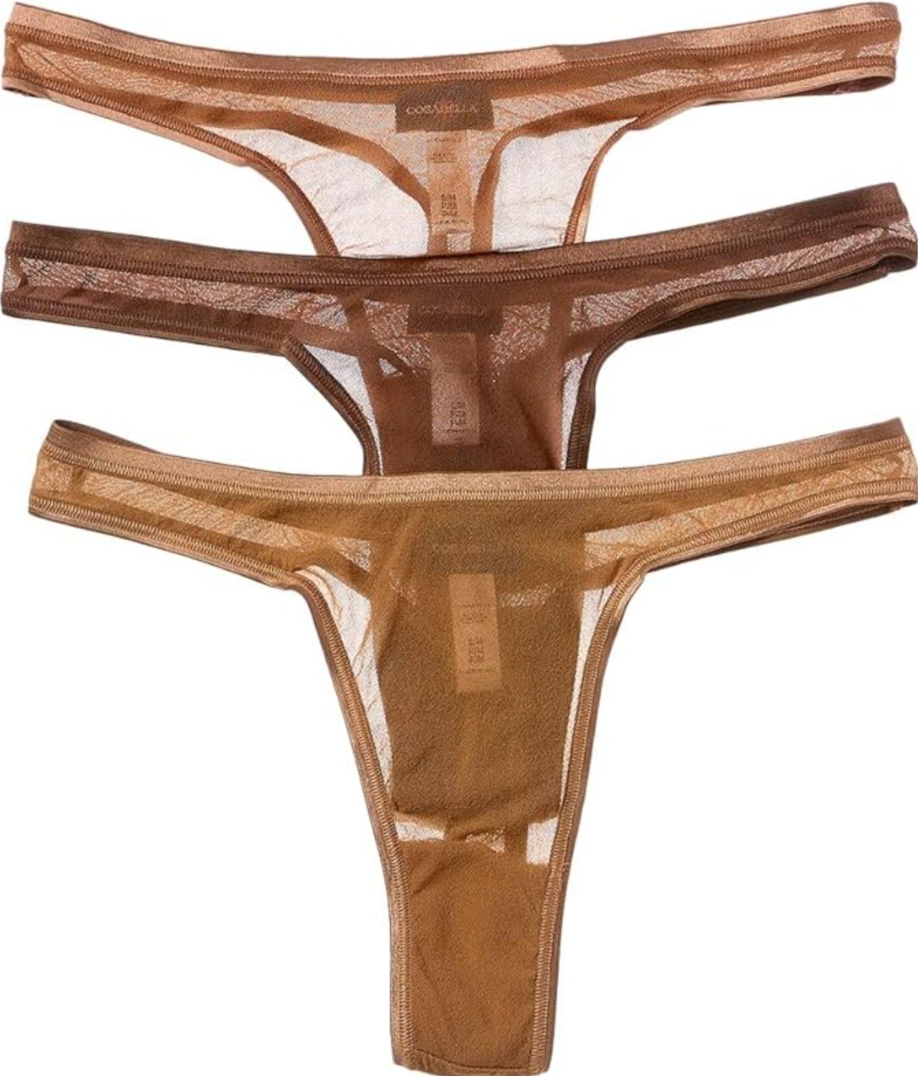 Cosabella Due Quattro Soire Confidence Classic Thong 3 Pack | Front view