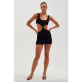 Reina Olga x Ronny Kobo Augusta Dress - Black | Front view