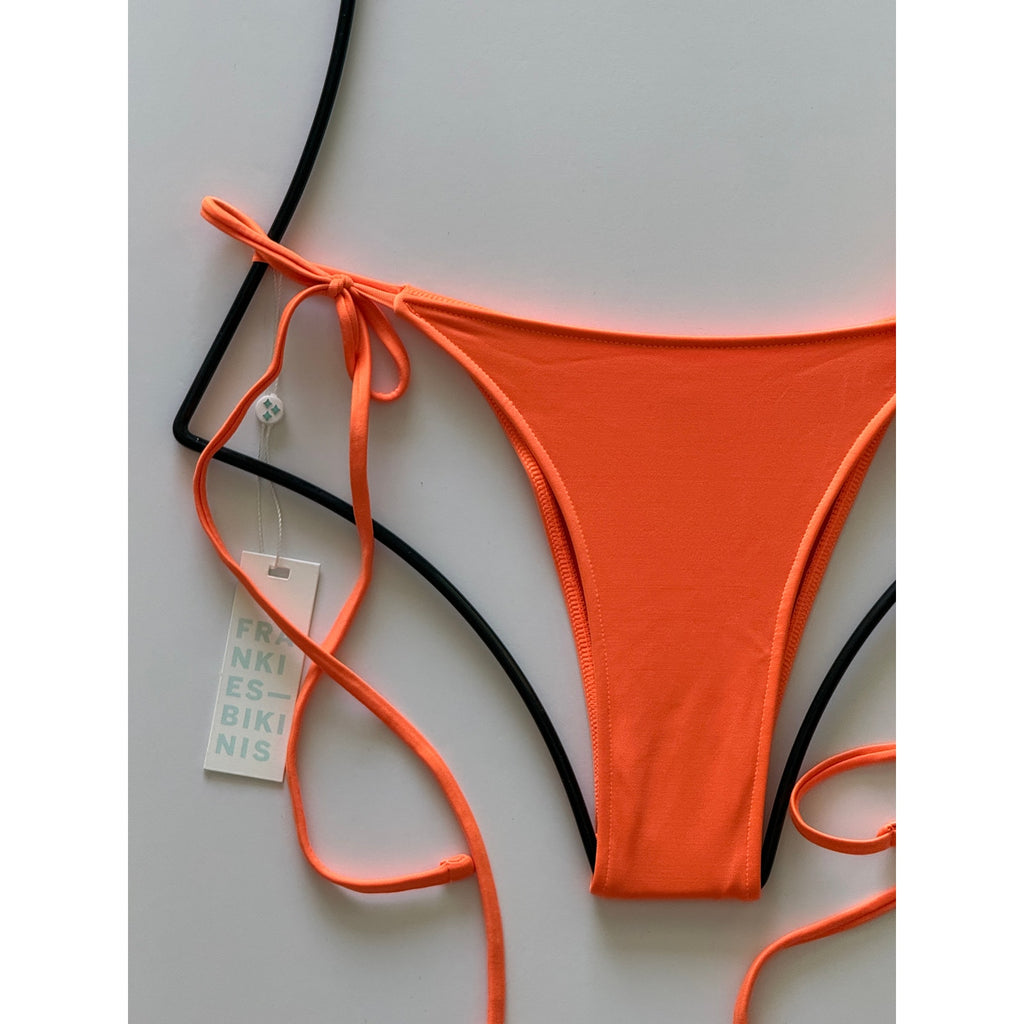 Frankies Bikinis Divine Shine Tie Bikini Bottom - Cuties | Back view