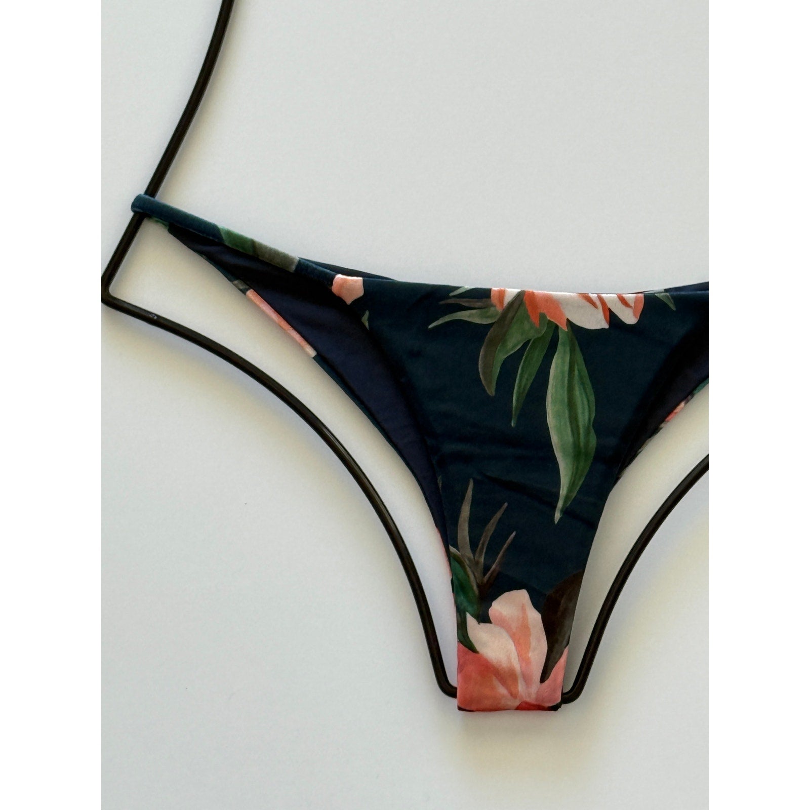 Beach Bunny Swimwear Jordan Velvet Tango Bikini Bottom | Back view