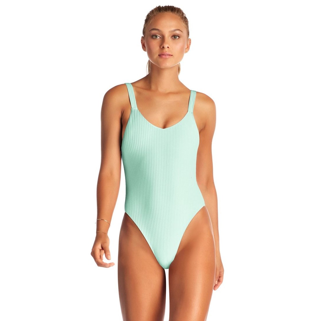 Vitamin A Swimwear Leah One Piece - Glacier EcoRib | Alternate view