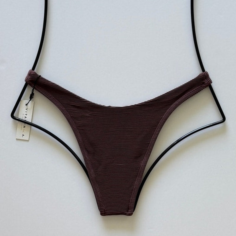 Vitamin A Swimwear California High Leg Bikini Bottom - Sultana BioRib | Alternate view