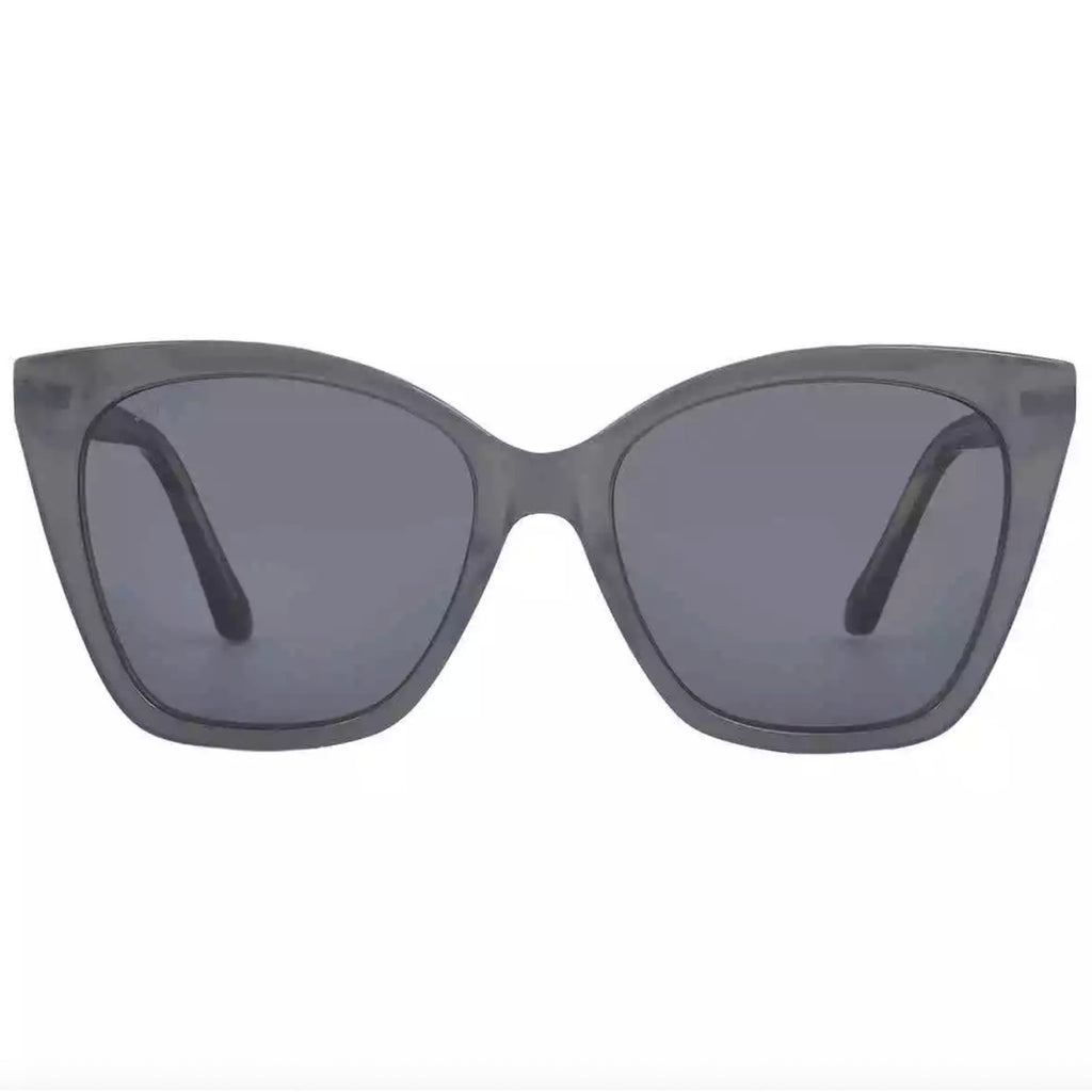 Jimmy Choo Rua/G/S 56 mm Butterfly Sunglasses in Grey | Back view