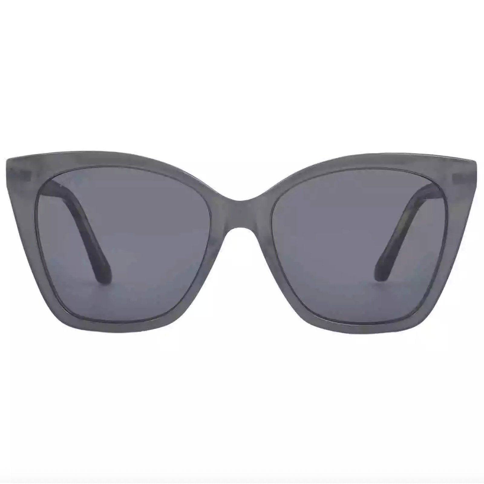 Jimmy Choo Rua/G/S 56 mm Butterfly Sunglasses in Grey | Back view