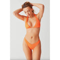 Frankies Bikinis Diana Shine Halter Bikini Top - Cuties | Front view