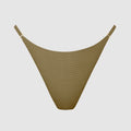 Acacia Swimwear Ralphy Dual Ribbed Bikini Bottom - Palm | Alternate view