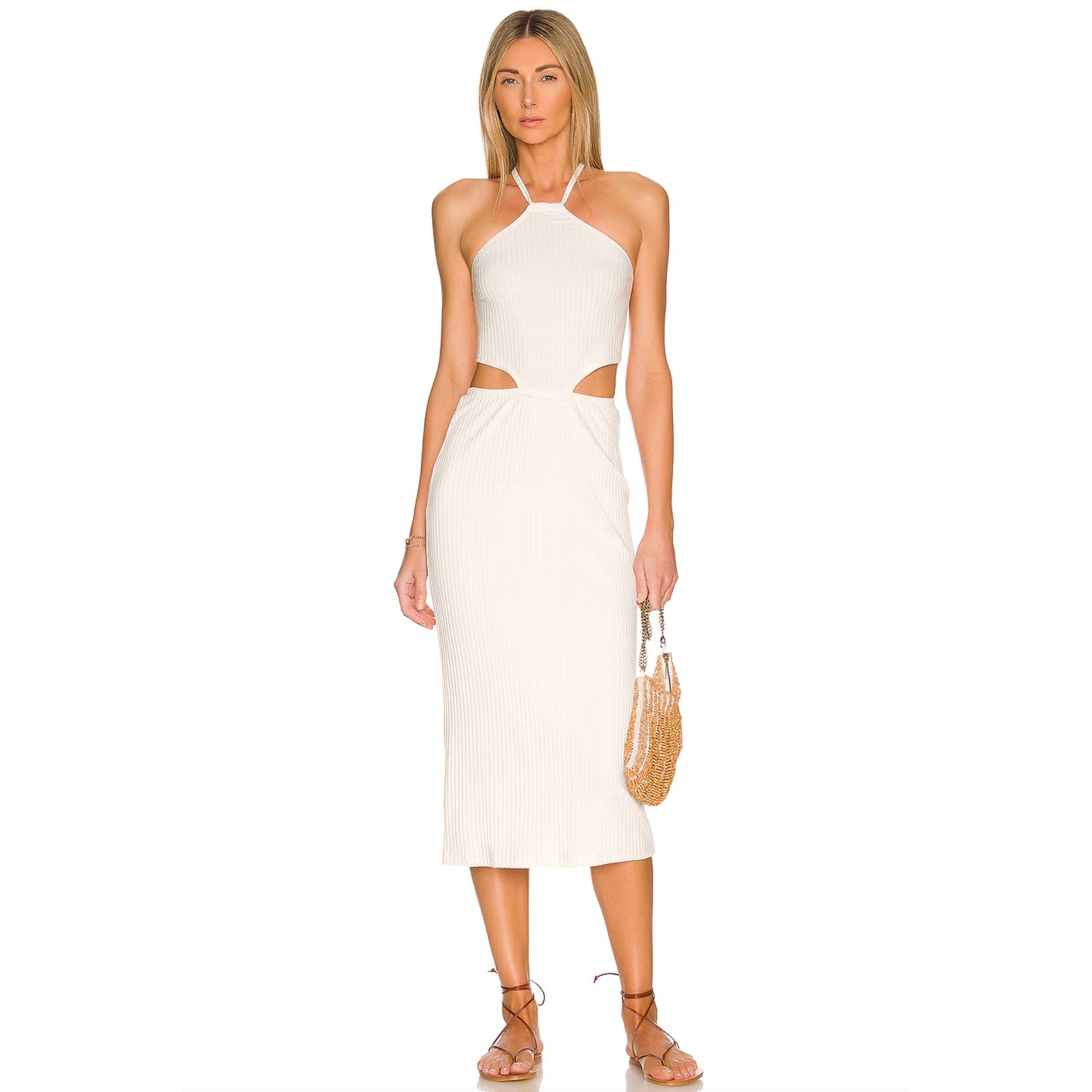 LNA Clothing Emmy Midi Dress | Alternate view