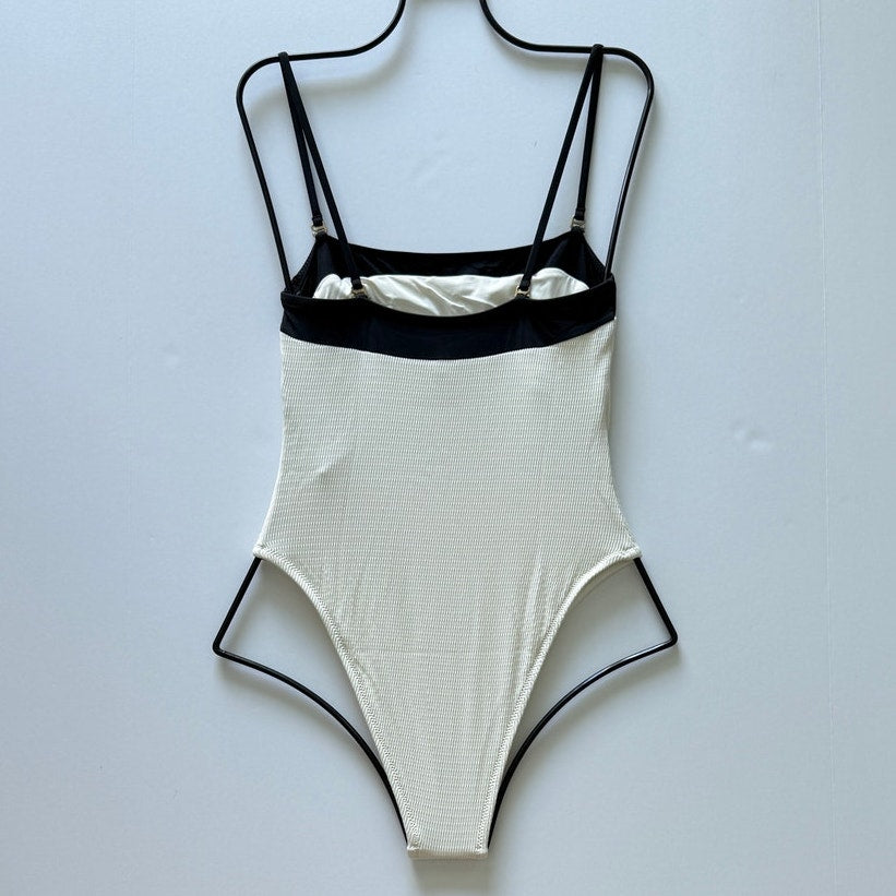 Vitamin A Swimwear Dea Bandeau One Piece - EcoTex Ibiza White | Alternate view
