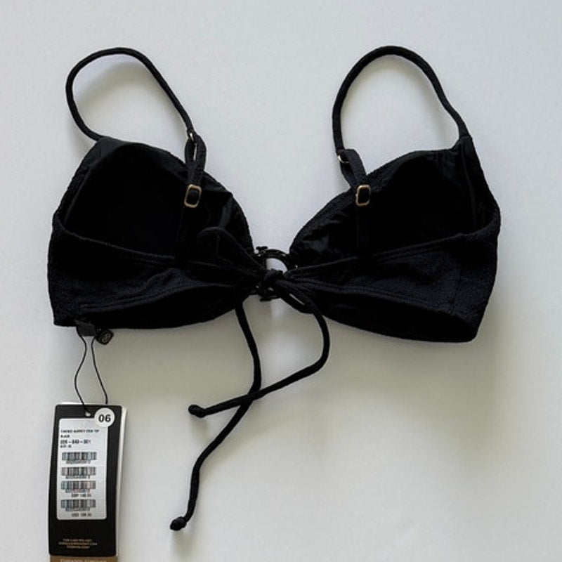 ViX Paula Hermanny ViX Swimwear Firenze Audrey Erin Bralette Bikini Top - Black | Alternate view
