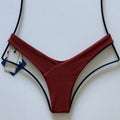 FAE Swim Vada Bikini Bottom - Clay | Front view