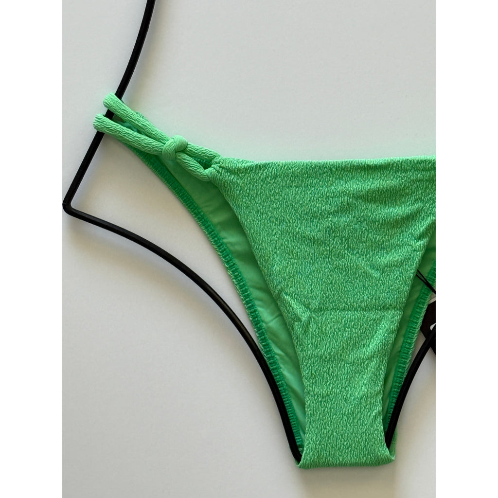 ViX Paula Hermanny ViX Swimwear Edie Brazilian Bikini Bottom - Seaside Green | Back view