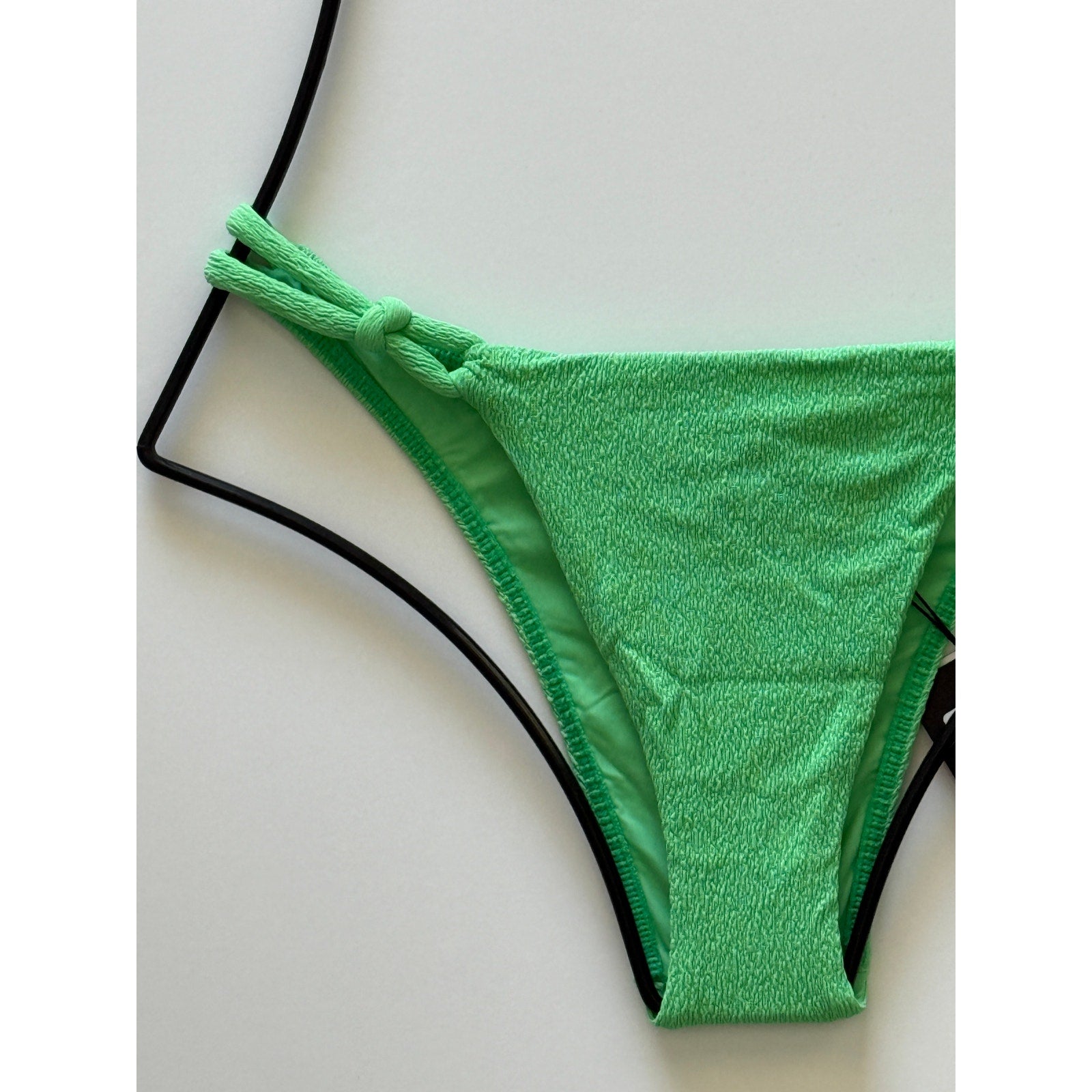 ViX Paula Hermanny ViX Swimwear Edie Brazilian Bikini Bottom - Seaside Green | Back view