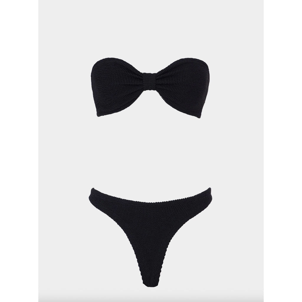 Hunza G Tina Bikini Set - Black | Alternate view
