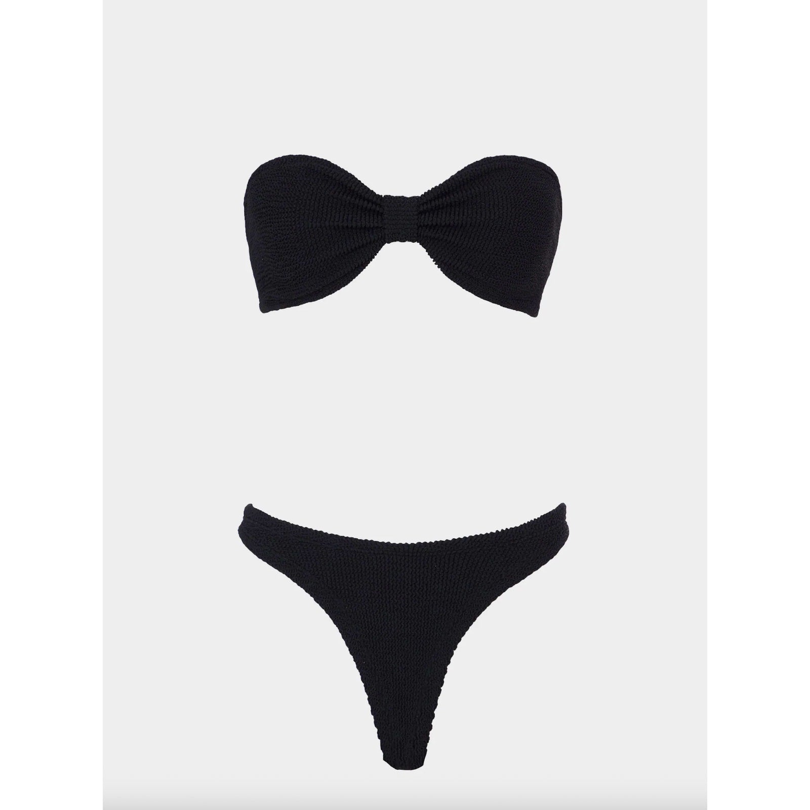 Hunza G Tina Bikini Set - Black | Alternate view