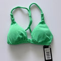 ViX Paula Hermanny ViX Swimwear Firenze Edie T-Back Bikini Top – Seaside (Light Green) | Front view