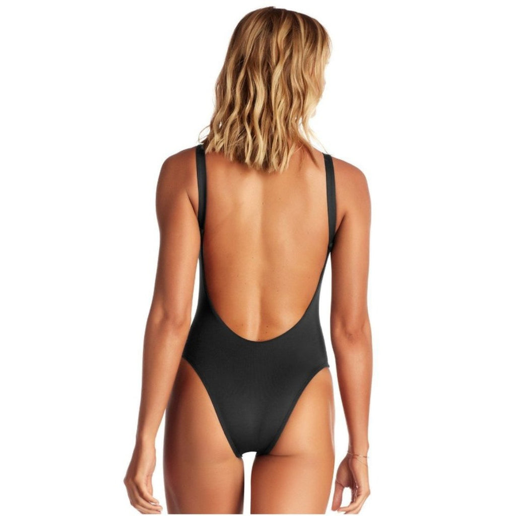 Vitamin A Swimwear Leah One Piece - Black EcoLux | Alternate view