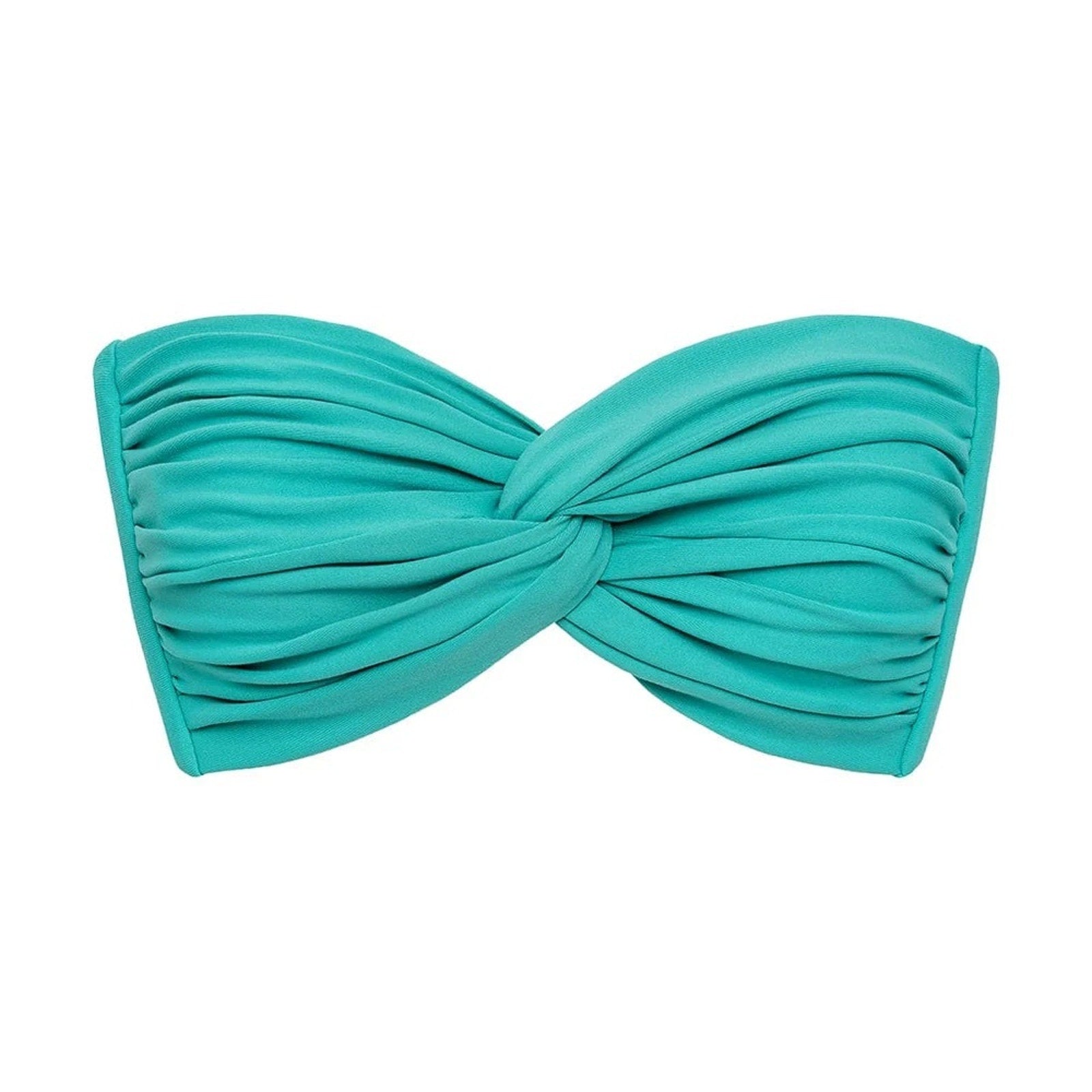 Montce Swim Turban Bandeau Bikini Top - Teal | Alternate view