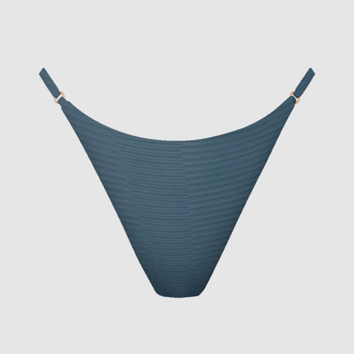 Acacia Swimwear Ralphy Dual Ribbed Bikini Bottom - Horizon | Alternate view