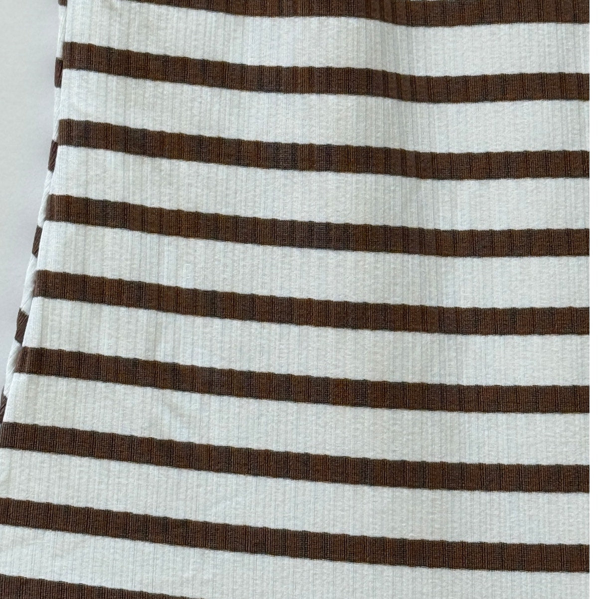 Vitamin A Swimwear Leah One Piece - Marine Stripe Cocoa Ribbed | Alternate view