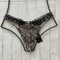 RELLECIGA Swim Strappy Thong Bikini Bottom | Front view