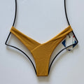 FAE Swim Vada Bikini Bottom - Mustard | Front view