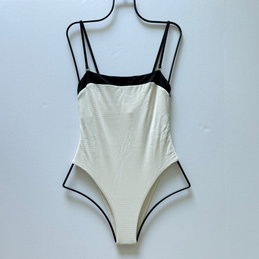 Vitamin A Swimwear Dea Bandeau One Piece - EcoTex Ibiza White | Alternate view