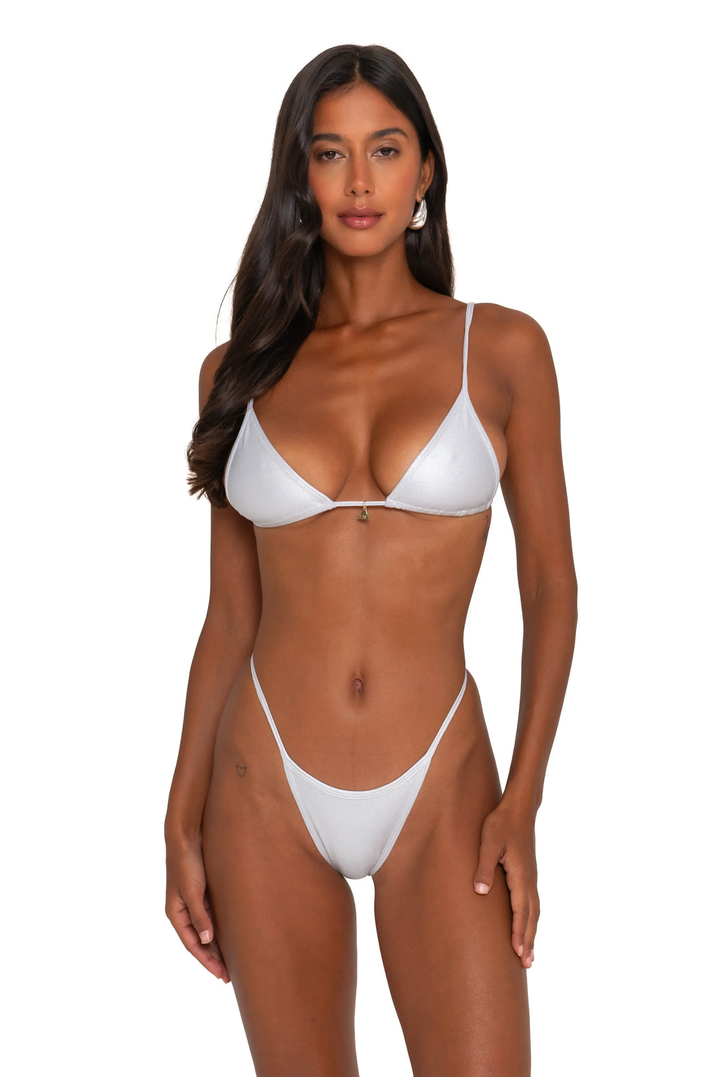 FAE Swim Jones Bottom - Silver Metallic