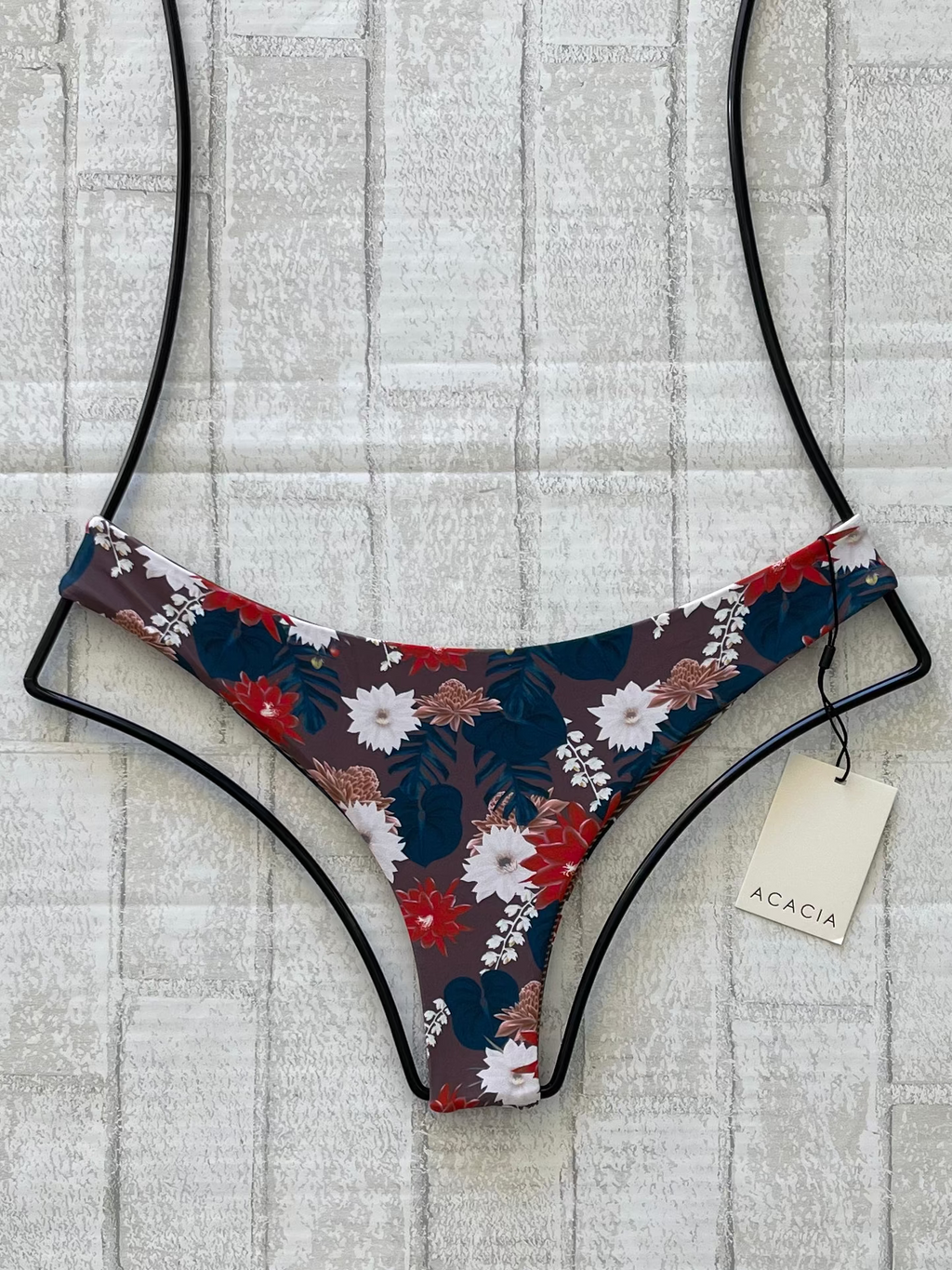 Acacia Swimwear Ho'okipa Bikini Bottom - Buket Floral