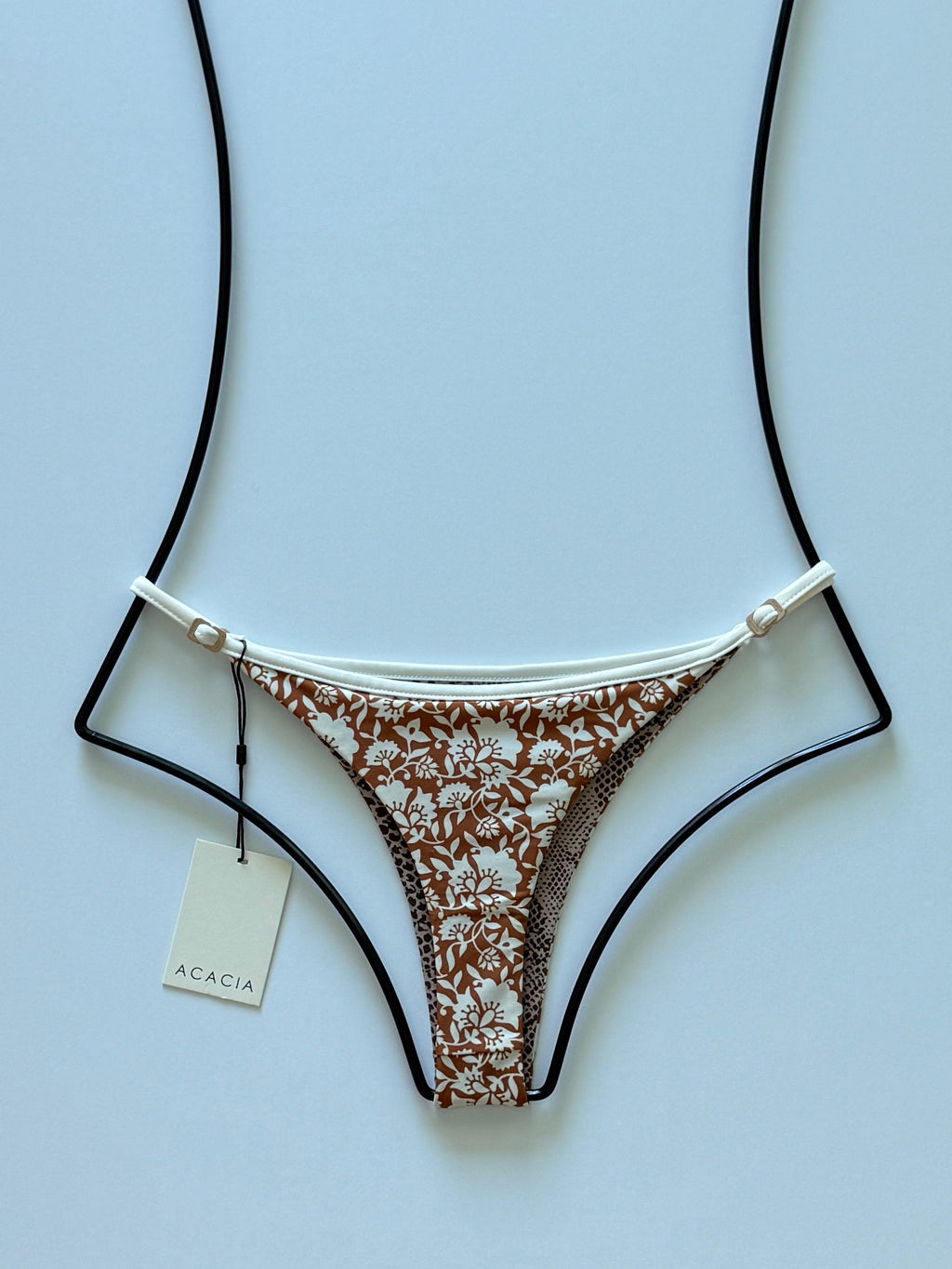 Acacia Swimwear Neema Piped Bikini Bottom - Autumn