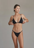 Acacia Swimwear Salé Crochet Bikini Bottom - Licorice - Moderate