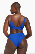 Vitamin A Bikini Bottom - Vitamin A Swimwear 'Sienna' High Waist Bikini Bottom in Lagoon Ecorib