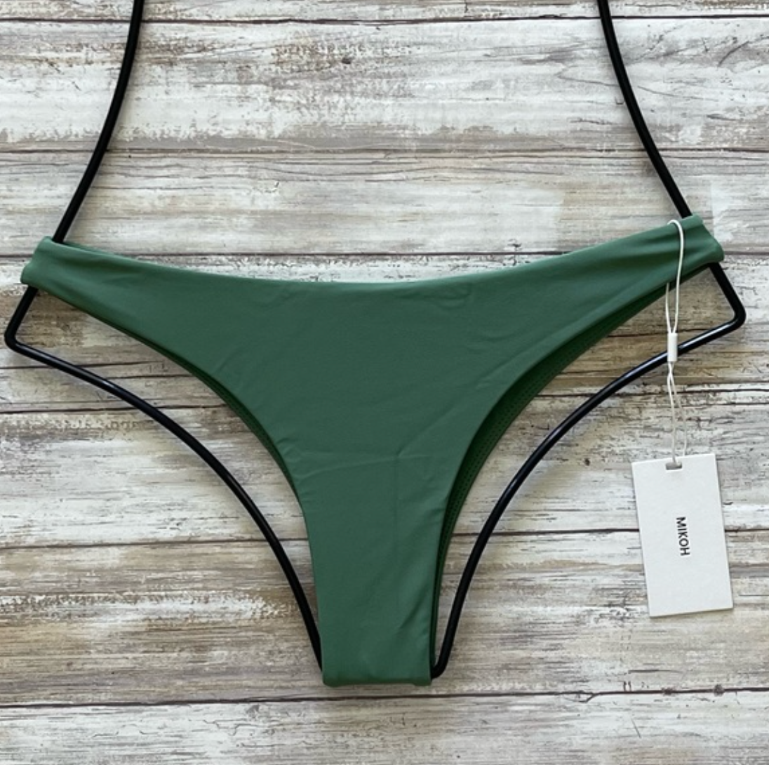 Mikoh Bikini Bottom - Mikoh Swimwear 'Papara' Bikini Bottom in Aloe