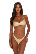 FAE Swim Maya Top - Gold Metallic