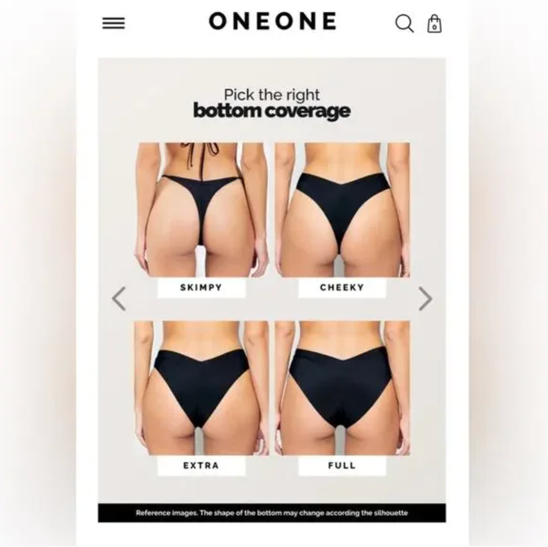 OneOne Swimwear Alli Skimpy String Bikini Bottom | Alternate view
