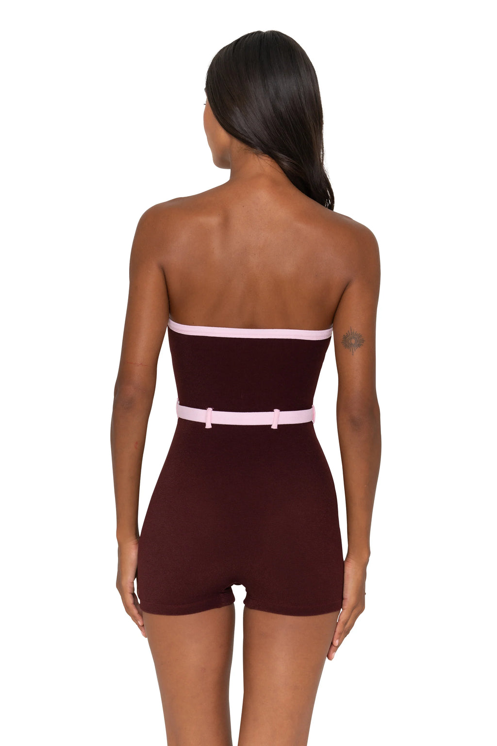 FAE Swim Stevie Playsuit - Milkshake