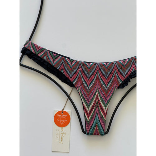 Beach Bunny Swimwear Tango Zig Zag Skimpy Bikini Bottom | Back view