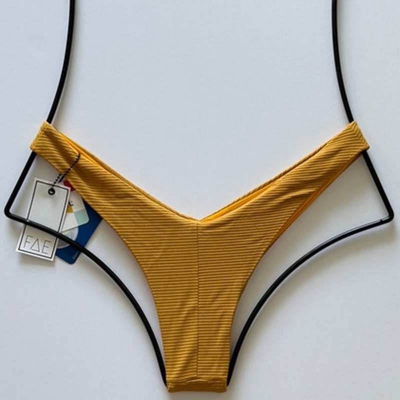 FAE Swim Vada Bikini Bottom - Mustard | Alternate view