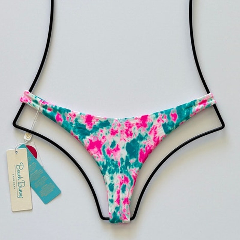 Beach Bunny Swimwear Sydney Tango Bikini Bottom - Tie Dye | Alternate view