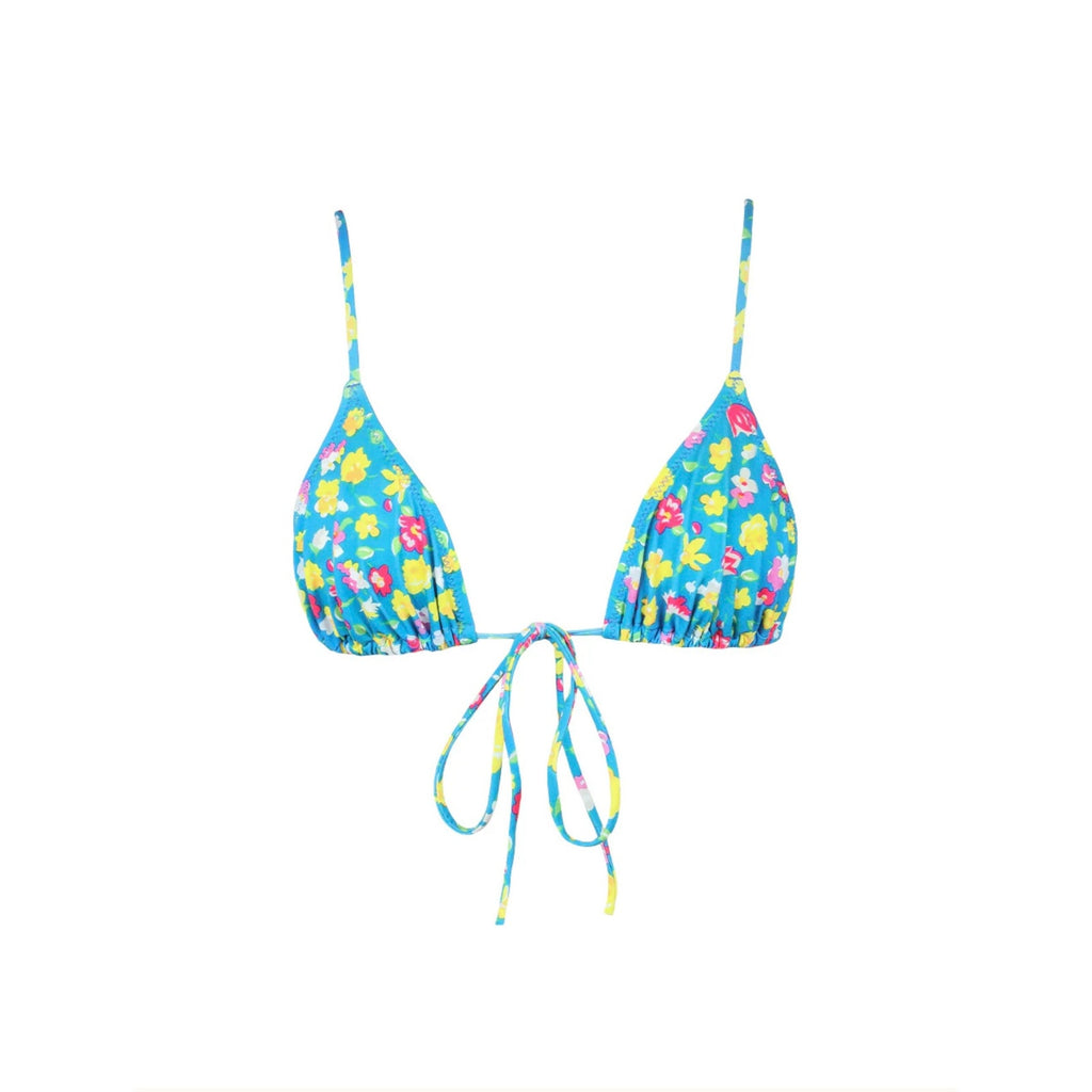 Heavy Manners Swim Triangle Front Tie Bikini Top - Mercer St | Alternate view
