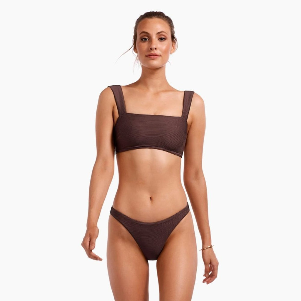 Vitamin A Swimwear California High Leg Bikini Bottom - Sultana BioRib | Alternate view