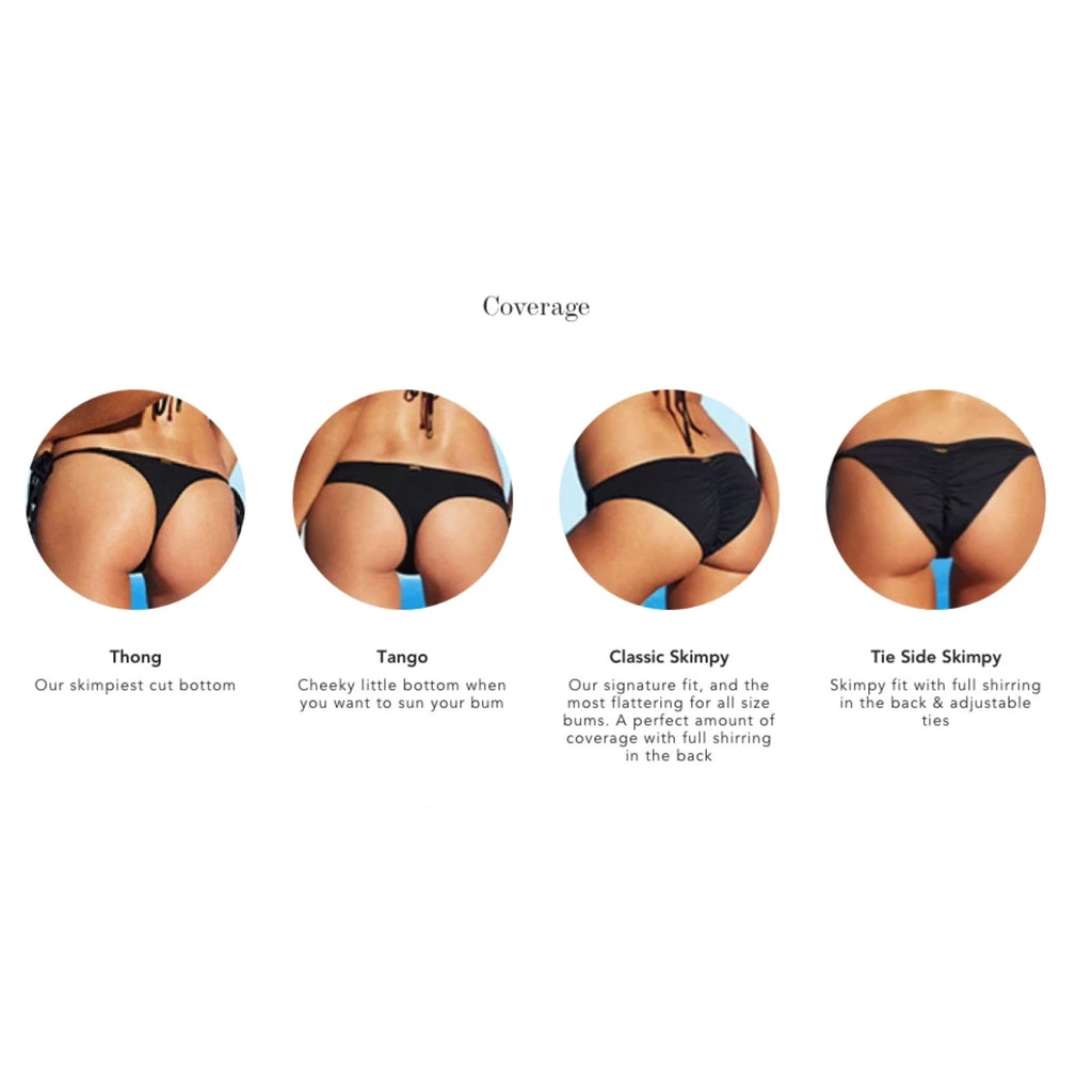 Beach Bunny Swimwear Jordan Tango Bikini Bottom - Lemon | Alternate view