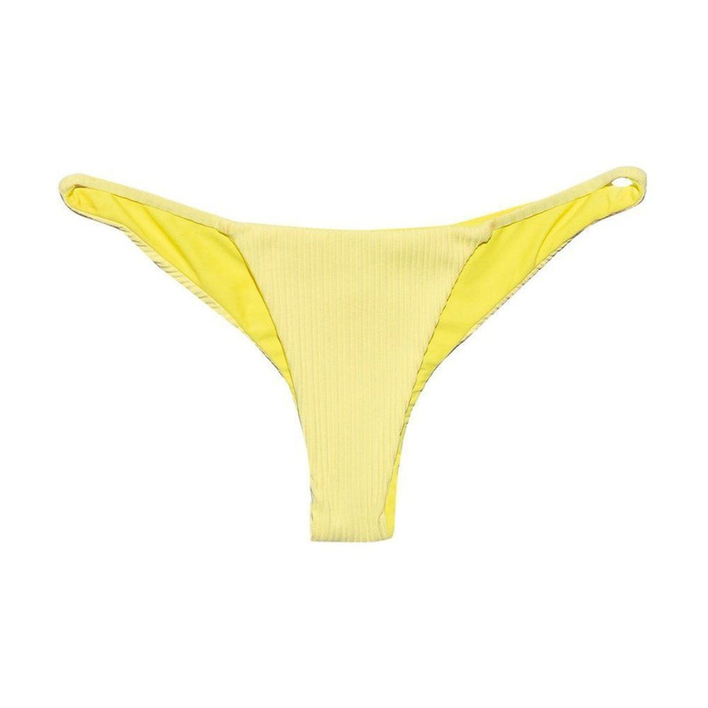 Beach Bunny Swimwear Jordan Tango Bikini Bottom - Lemon | Alternate view